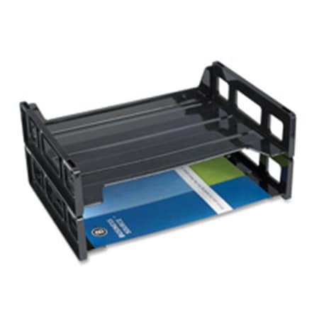 Davenport Stacking Tray- Side Load- Letter- Black DA513506